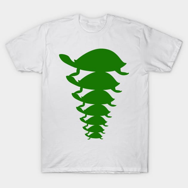 Turtles All The Way Down T-Shirt by raidrival